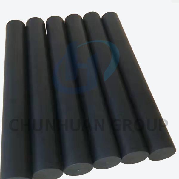 Quality ISO9001 Black  Graphite Filled 100mm Solid  Rod for sale