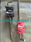 Feeding Industrial Metal Fence Accessories / Chain Link Fence Gate Anchor