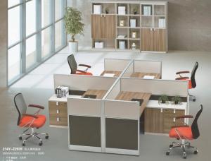 Wholesale modern 4 persons office workstation table furniture in warehouse from china suppliers