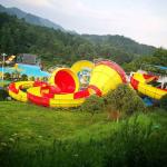 Safety Fiberglass Backward Tantrum Valley For Aqua Park / Industrial Water Slide