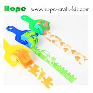 Wholesale Kids DIY Painting Art Craft EVA Foam Paint Roller mini Sponge stamp roller foam brushes Sponge Roller kids Sponge Stamp from china suppliers