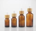 Glass Collar Luxury Empty Cosmetic 50ml Round Matte Frosted Face Serum Bottle