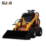 200kg 300 Kg 380kg Mini Skid Steer Loader Crawler Diesel