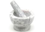 Pesto Powder Marble Stone Mortar And Pestle Herb Spice Grinder Bowl