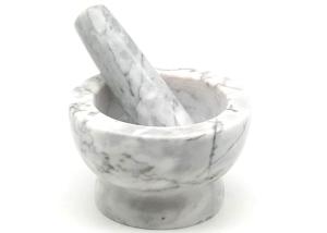 Wholesale Pesto Powder Marble Stone Mortar And Pestle Herb Spice Grinder Bowl from china suppliers