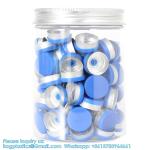 20mm Flip Top Caps Aluminum-Plastic Black Caps for Glass Vial Crimp Caps with