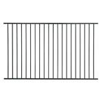 2000mm 3000mm Tubular Metal Fence 3 Rail Flat Top Aluminum Fence Guarding Safety