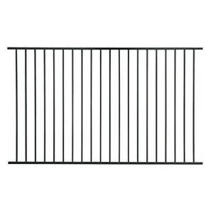 Wholesale 2000mm 3000mm Tubular Metal Fence 3 Rail Flat Top Aluminum Fence Guarding Safety from china suppliers