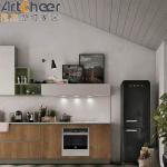 Customized Color Modern Stylish Kitchen Cabinet with Island Sink Base Configurat