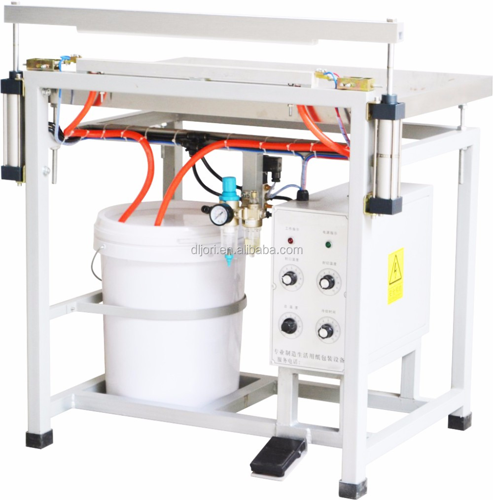 Semi Automatic Multi Toilet Tissue Paper Roll Pedal Type Sealing Machine