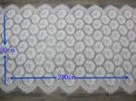 Bridal 30% Nylon 70% Cotton Eyelash Lace Trim for Wedding Dresses