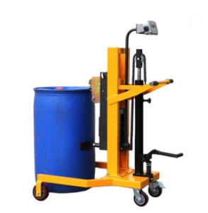 Wholesale 450kg Hydraulic 55 Gallon Steel Oil Barrel Drum Truck Dolly Lifter from china suppliers
