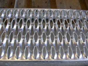 Wholesale 2mm Galvanized Perforated Metal Stair Treads , Grip Strut Safety Grating from china suppliers