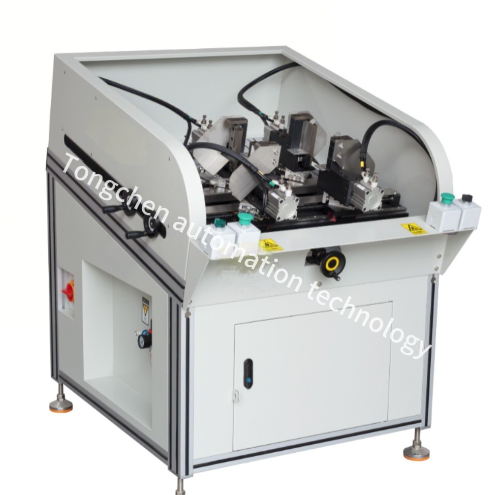 4 Side Automatic Edge Trimming Machine 0.6MPa Edge Cutting Machine For Air Conditioning Cartridges