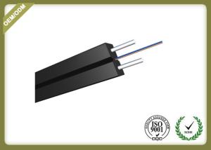 Wholesale Indoor 2 Core FTTH Fiber Optic Drop Cable Single Mode With Messenger Steel Wire from china suppliers