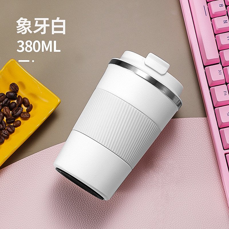 17oz Travel Coffee Cups Insulated Mug Thermal Tumbler With Lid Leak Proof Reusable Stainless Steel Coffee Mug Spill Proof For Hot And Iced Cold Drinks
