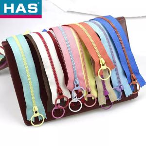 Wholesale Colorful Polyester Zippers Open End / Closed End Zipper For Bags from china suppliers