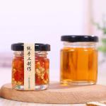 Safe Transparent Glass Honey Jar Corrosion Resistant For Wedding Favors