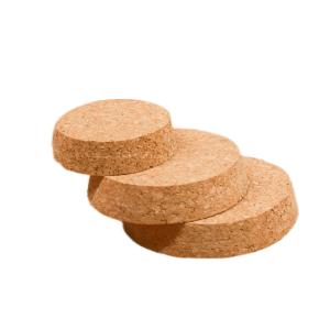Wholesale 1 Inch Tapered Natural Cork Lids Plug Glass Round Dome DIY Odorless Toxicless from china suppliers