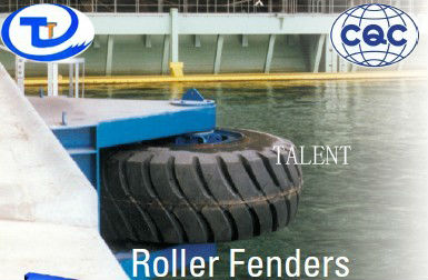 roller type rubber fender