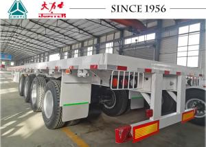 Wholesale 55T 4 Axle Carbon Steel Q345B Flatbed Semi Trailer For Heavy Cargo Transport from china suppliers