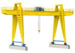 Large span double girder capacity gantry crane for sale