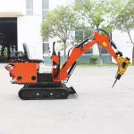 0.8 Ton Mini Crawler Excavators Maximum Excavation Depth 1400mm Small Digger