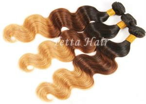 Wholesale 3 Tone Body Wave Natural Ombre Hair Extensions Brazilian Hair Weave from china suppliers