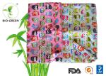 Laminated PUL Waterproof Baby Wet Bag , Eco Friendly Flower Jujube Diaper Bag