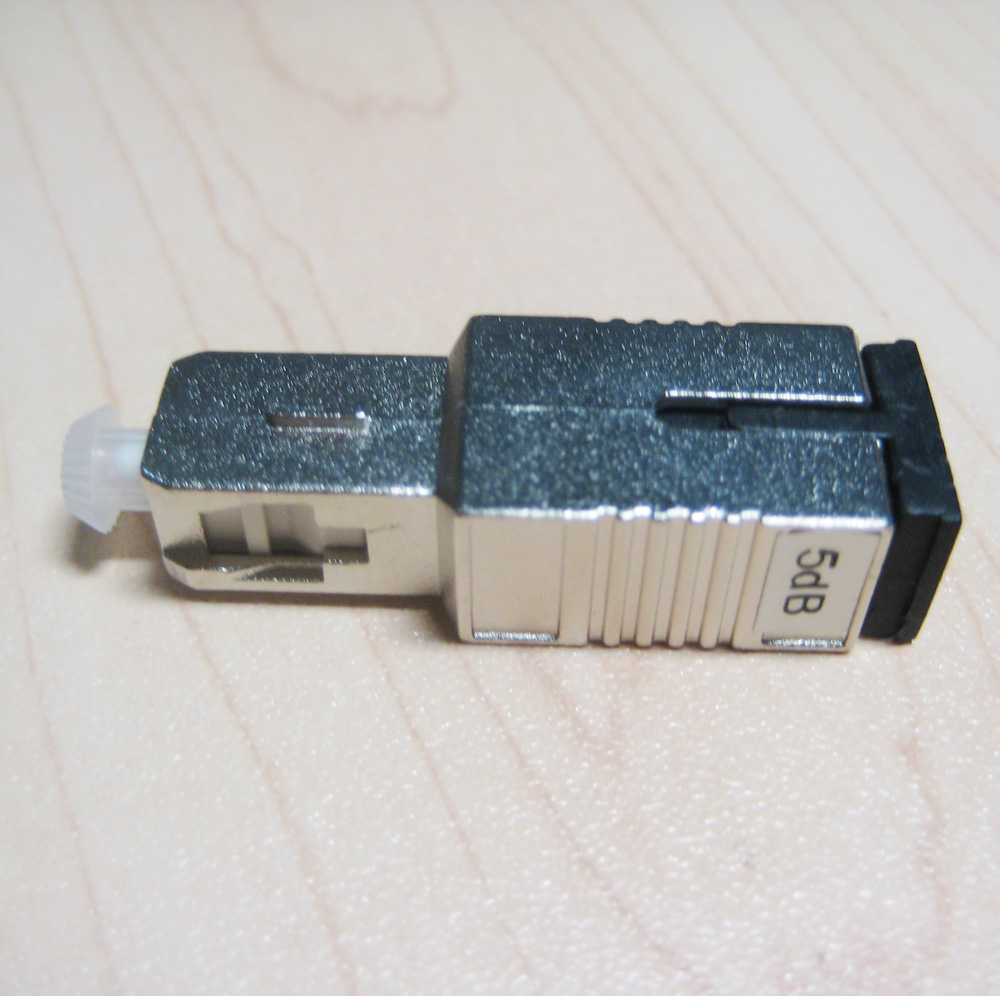 Plug In SC/PC Multimode Optic Variable Fiber Attenuator 62.5/125