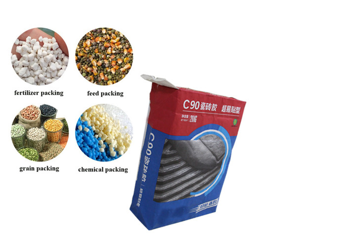 20kg Pasted Valve Multiwall Paper Bags For Tile Adhesive With Your Own Logo