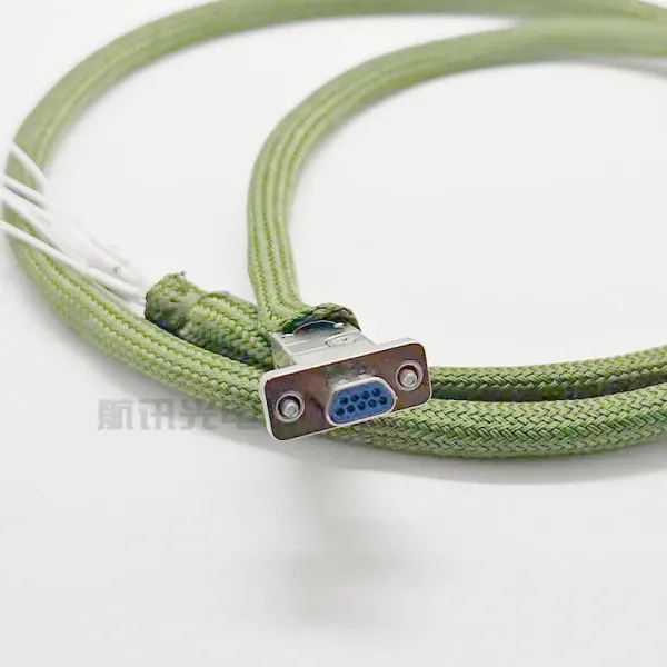J30j-9tjl-a Custom Cable Rectangular Connector Plug 9-Pin with Tail Clip Wire Clamp A1 A3 mili-tary