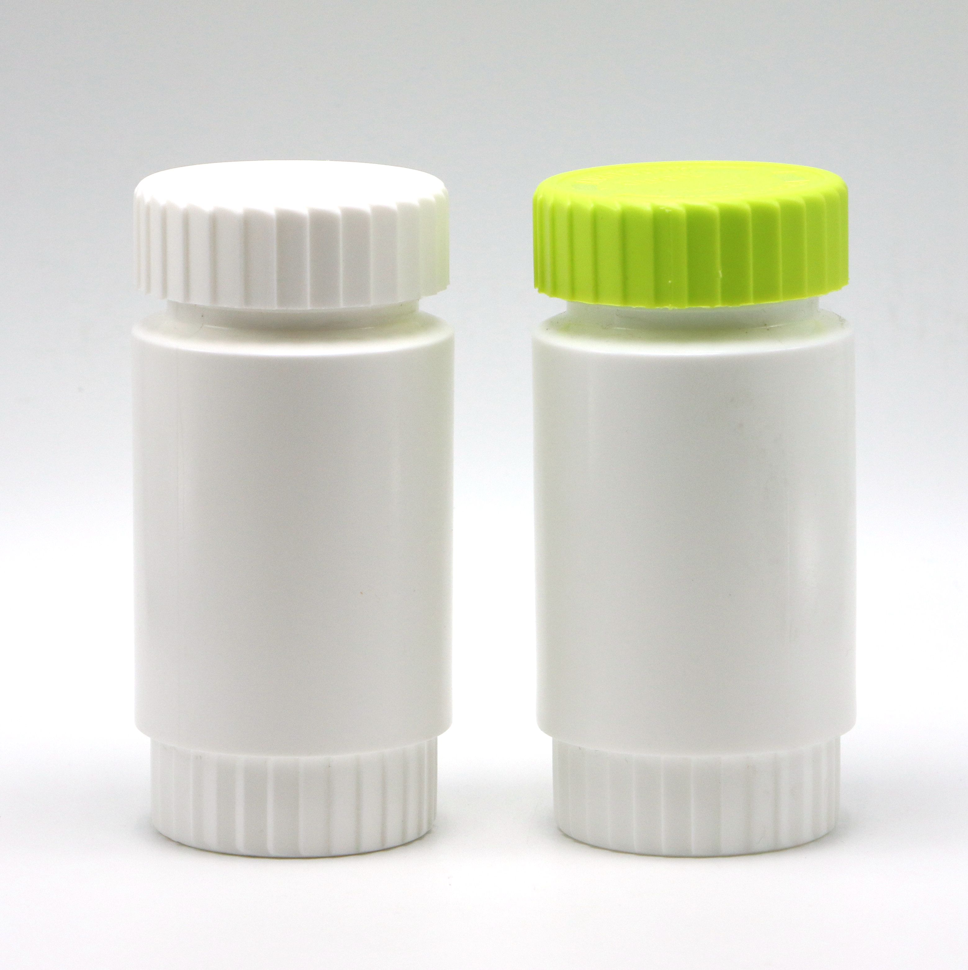 HDPE 175mL Round Shape PE Plastic Bottle for Medicine Supplement Storage HDPE Material