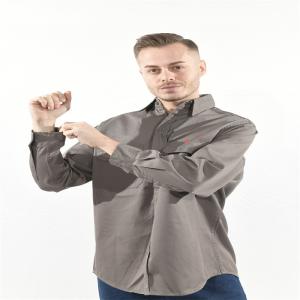 Wholesale 100% Cotton Fire Resistant Shirts Compliant 210gsm With European Standard from china suppliers