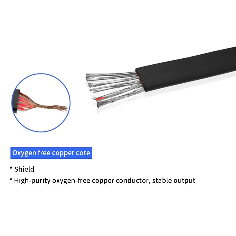 High Speed 5m Flat HDTV 2.0 Cable male to male support 4k*2k
