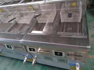 Wholesale 30kw H1200mm Stainless Steel Induction Deep Fryer Rotary DIL Switches from china suppliers