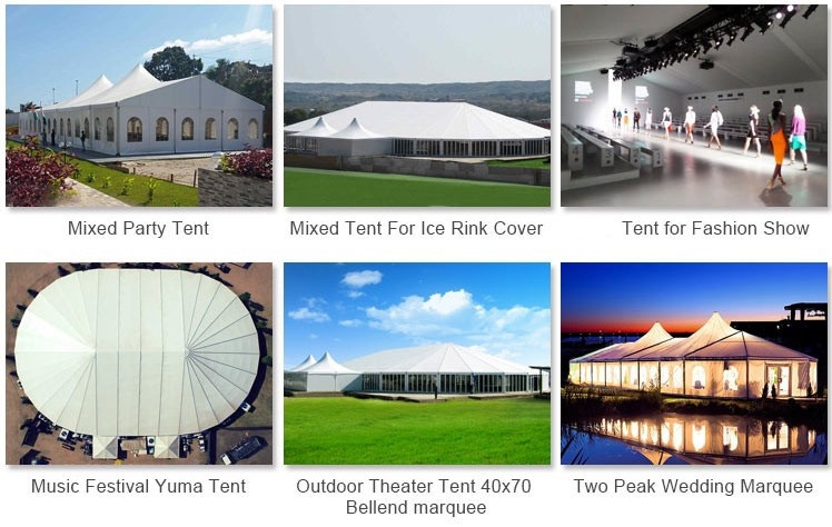 Outdoor Aluminum Frame Tent 100 Km / H Wind Resisting Level CE Approved