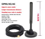 Gain 35dBi 4G Vehicle Signal Booster Antenna With Magnetic Sucker