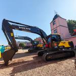 Imported Original Used Volvo Excavators Middle Size 1.2m3 Bucket Capacity 134kw