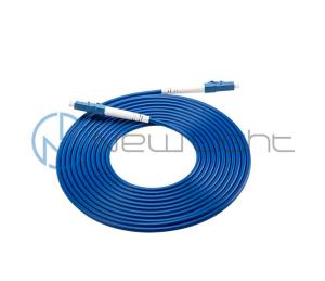 Wholesale LC LC 2mm Metal Steel Armoured Indoor FTTH Optical Fiber Patch Cord from china suppliers