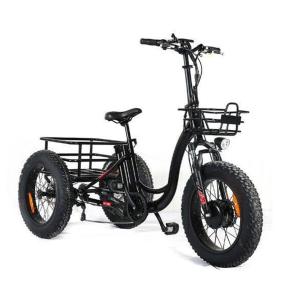 Wholesale Black Color Electric Assist Mountain Bike Displacement &lt; 110cc Leather Saddle / Grip from china suppliers