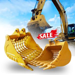 China Non Rotating Zx50 Sieve Bucket For 5 Tonne Excavator 0.6 Cbm Capacity on sale