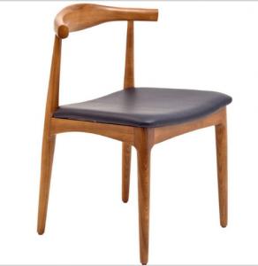 China Hans Wegner Replica Horn Design Solid Oak Wood Restaurant Dining Chair on sale