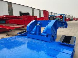 Wholesale Heavy Equipment Transport Jost E100 Landing Gear Gooseneck Lowbed Trailer 2180mm Tread from china suppliers
