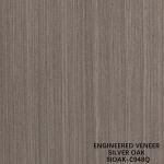 Slice Cut Reconstituted Silver Oak Wood Veneer Length 2500-3100mm Can Be