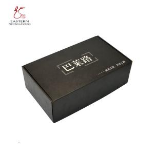 Wholesale 300gsm kraft paper CMYK Printing Corrugated Shoe Box With Black Print from china suppliers