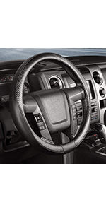 Steering Wheel Cover Carbon Fiber Pattern