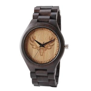 Wholesale Luxury Quartz Movement Bamboo Wooden Watch Water Resistant For Women / Men from china suppliers