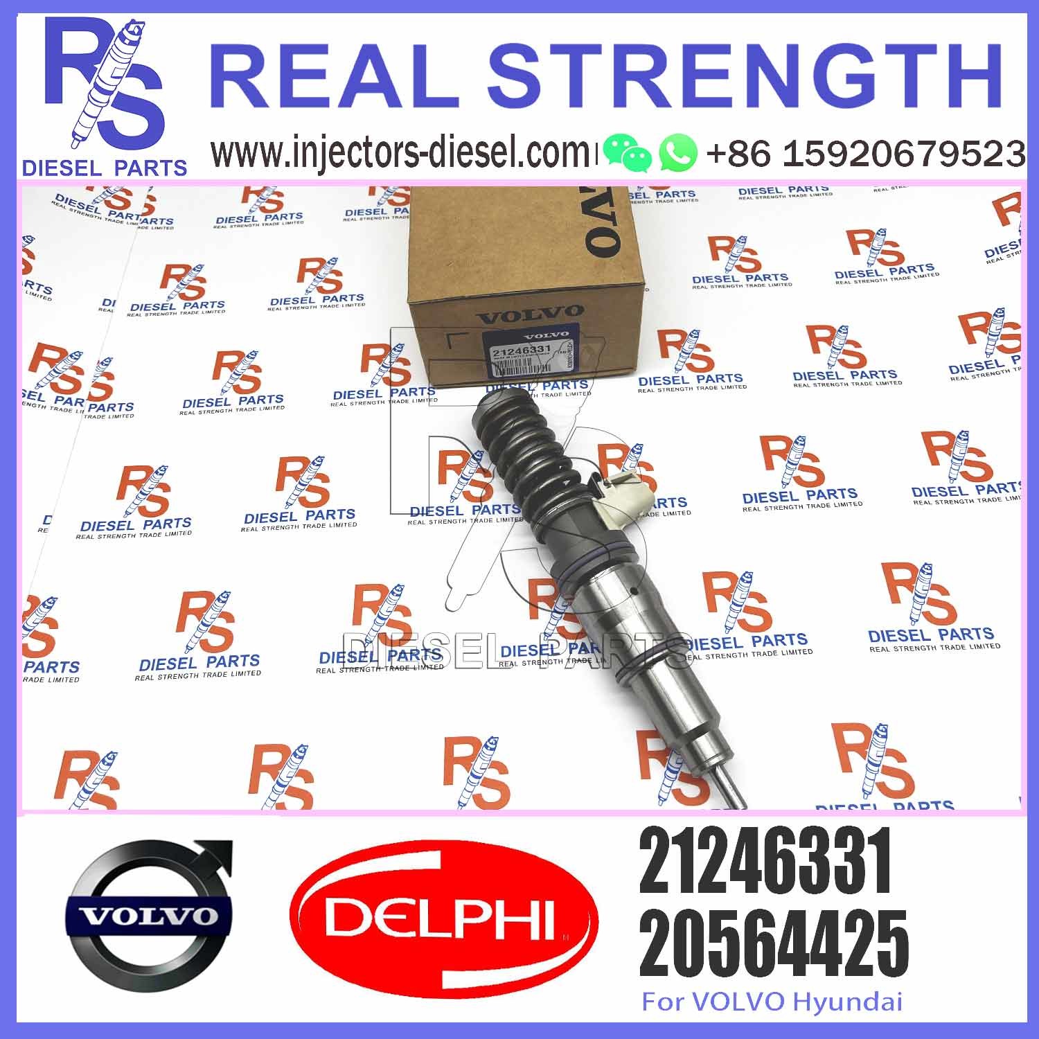 4 PINS diesel fuel injector 21246331 BEBE4F00001 BEBE4F03001 for V-O-L-V USA MD11