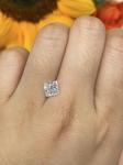 Synthetic CVD Lab Created White Diamonds Princess Shaped Jewelry